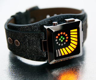 Illustration for article titled Tokyoflash Kyokusen Watch's Series of Digital Tubes Confuses Noobs